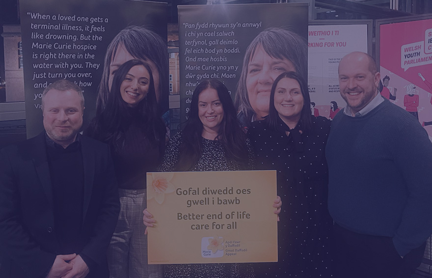 A Visit to the Senedd for a Marie Curie event